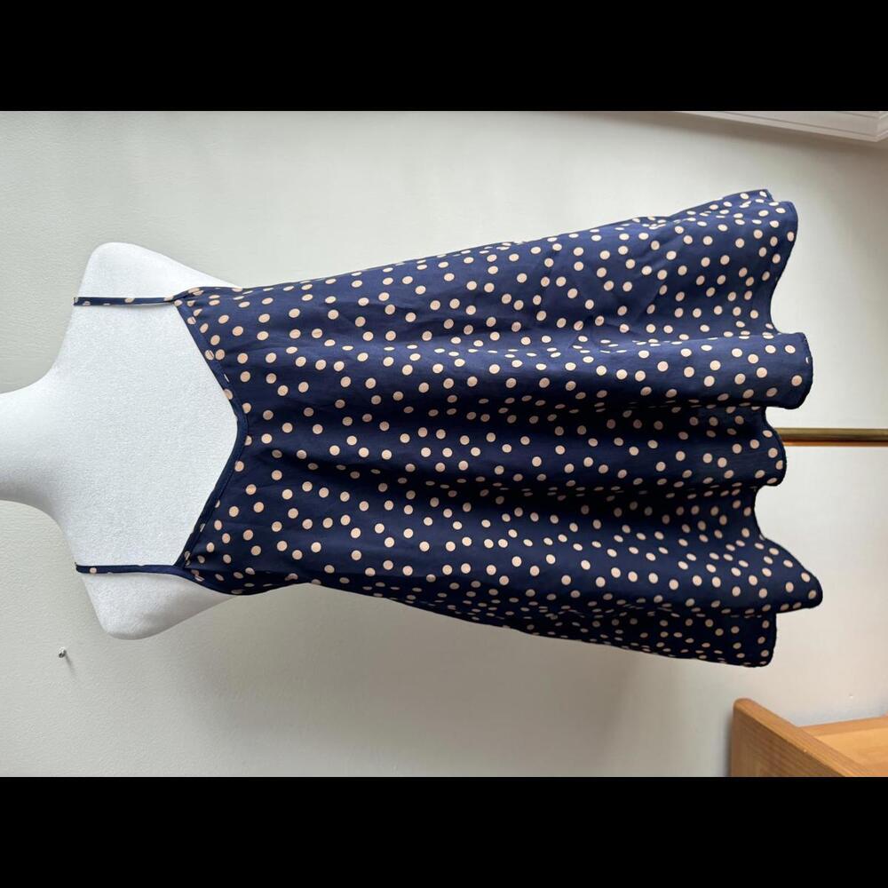 Daytrip Navy Polka Dot Camisole Top size small